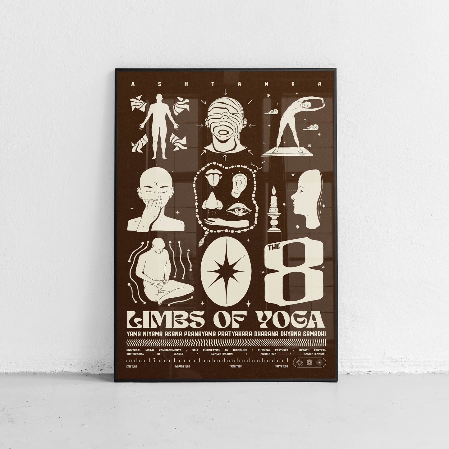 Ashtanga - Eight Limbs of Yoga - Print