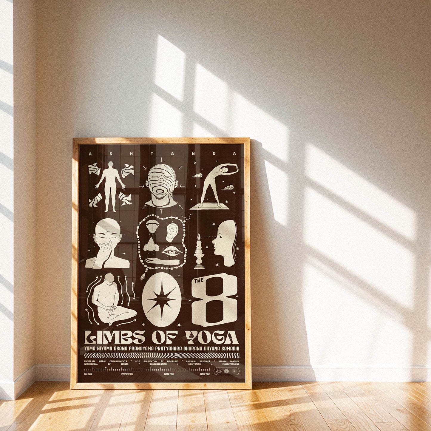 Ashtanga - Eight Limbs of Yoga - Print