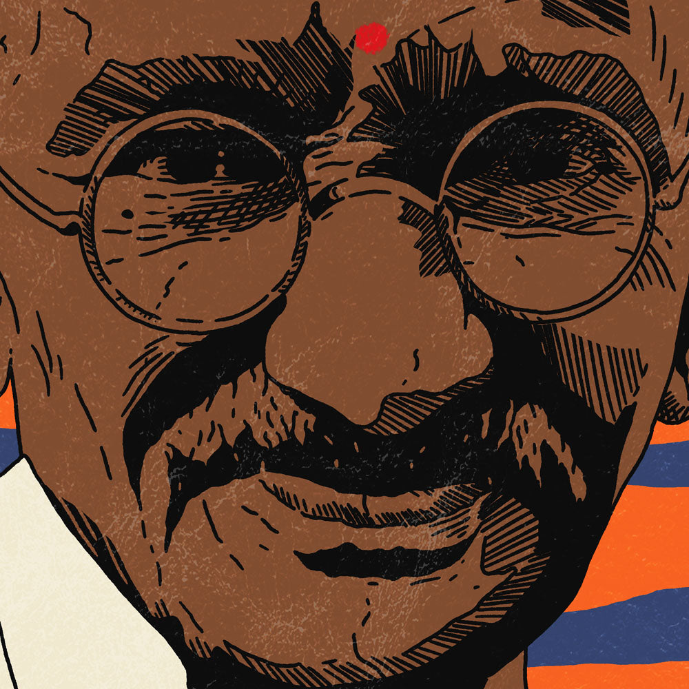 Mahatma Gandhi Poster | Gandhi Print | Ahimsa Wall Art | Mahatma Gandhi Quote