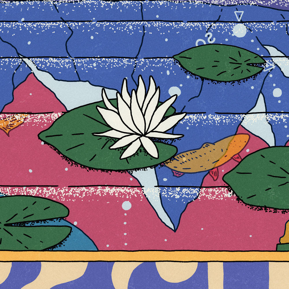 SO-HUM large format print. Meditation. Pranayama. Breathing techniques.