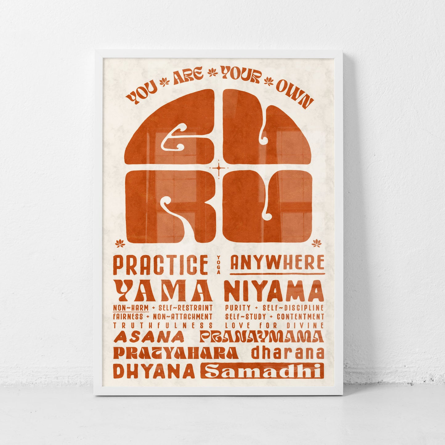 The 8 Limbs of Yoga come from “The Yoga Sutras of Patanjali,” a philosophical text that teaches us how to live a meaningful life through a yogic vision called “Ashtanga.”