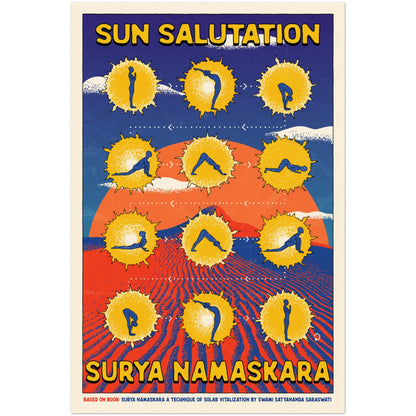 Surya Namaskara - Sun Salutation.