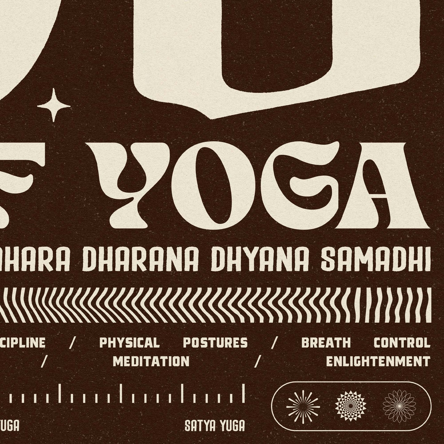Ashtanga - Eight Limbs of Yoga - Print