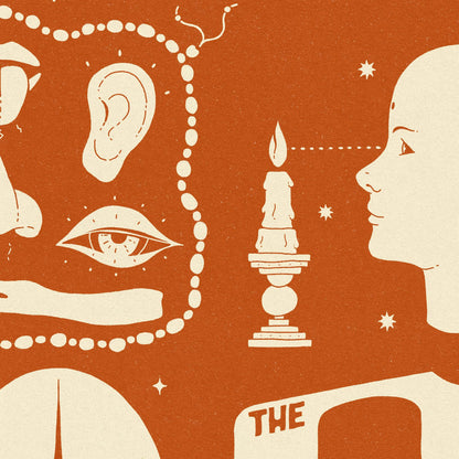Eight Limbs of Yoga - Orange