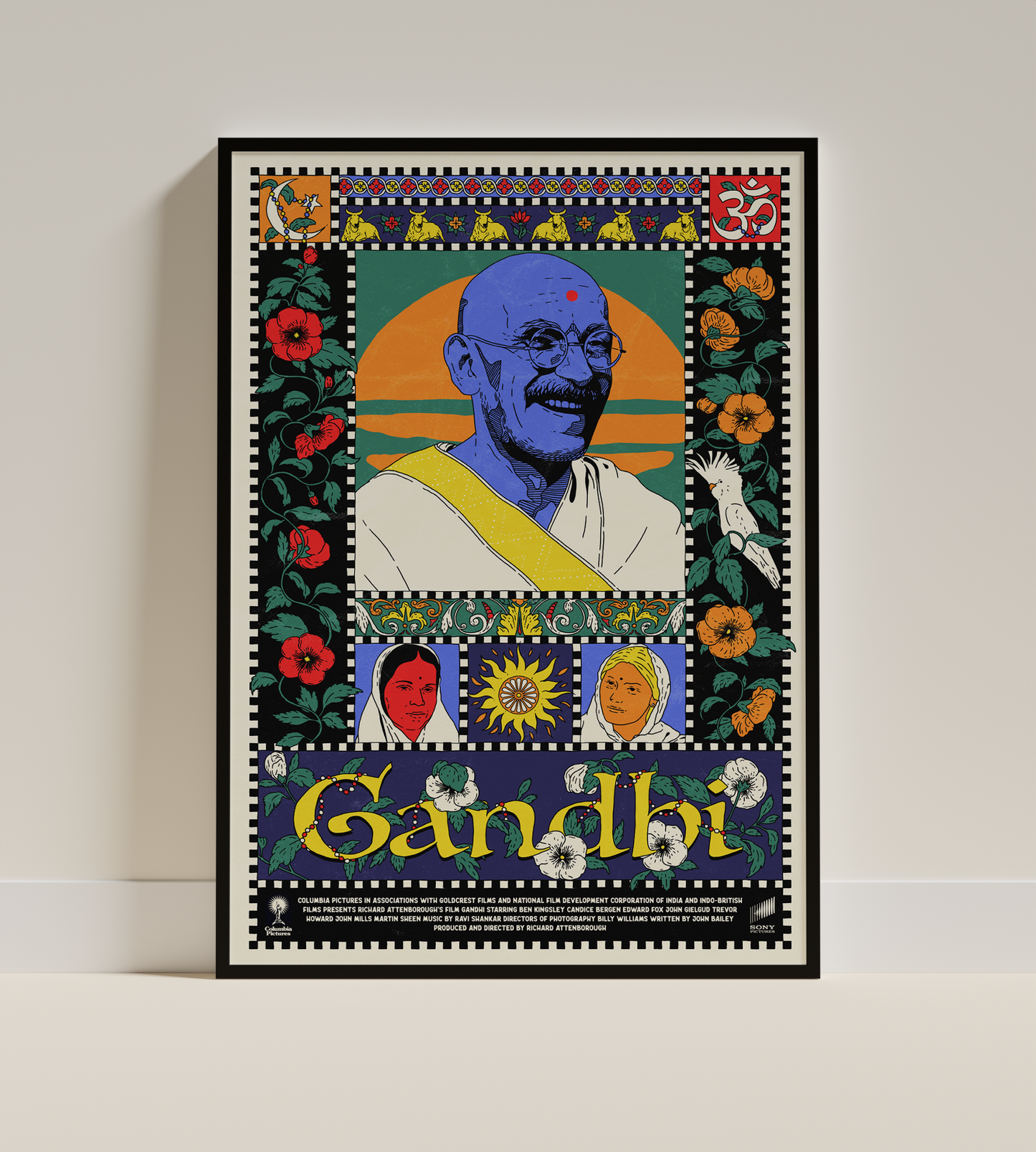 Gandhi. Film poster.