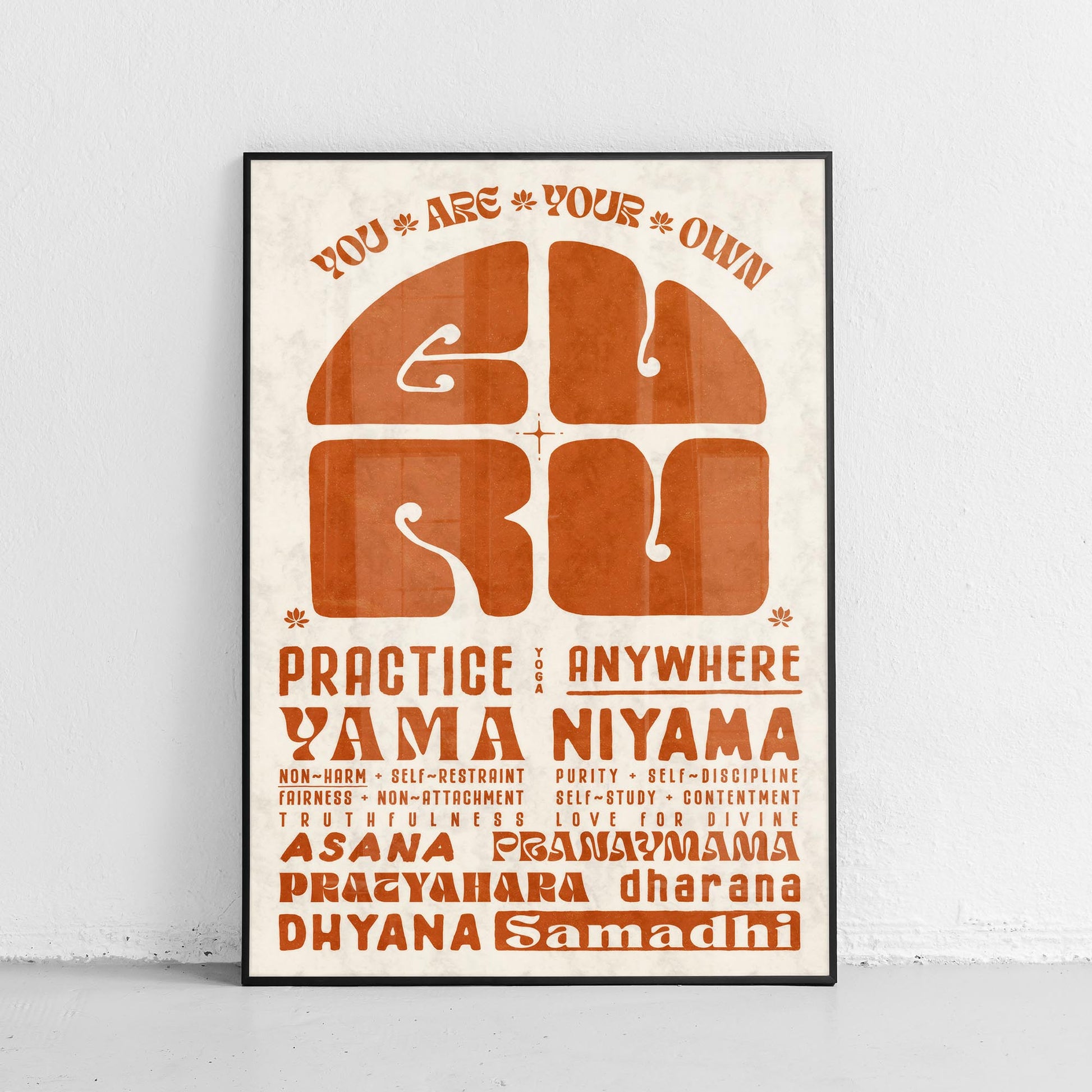 The 8 Limbs of Yoga come from “The Yoga Sutras of Patanjali,” a philosophical text that teaches us how to live a meaningful life through a yogic vision called “Ashtanga.”